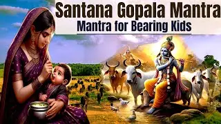 Santana Gopala Mantra for bearing Kids | Putra Prapti मंत्र Devaki Suta Govinda 108 Times| @Jothishi