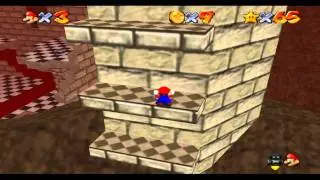 Super Mario 64 - Star Road - Walkthrough Fatal Flame Falls