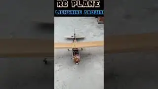 RC TRAINER AIRPLANE || #RUNWAY TEST  #Shorts​​​#lightningarduino​​​#rcplane