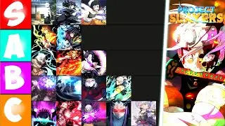 Project Slayers | The ULTIMATE Update 1.5 BREATHING STYLE Tierlist