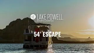 The 54' Escape Houseboat Operating Video| Lake Powell
