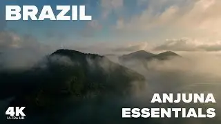 Ocean Therapy | Brazil Coastline in 4K | Luxury Aerials & Anjuna Essentials 01