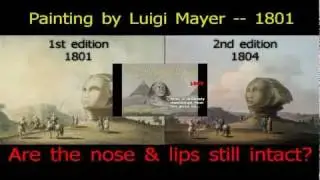 Sphinx of Giza: Nose & Lips -- What happened?