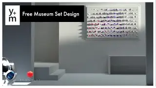 Free C4D Museum Set Design