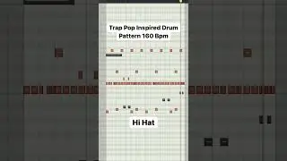 Trap Electro Pop Drum Pattern 160 BPM