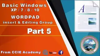 Microsoft Word Pad Part 5 Insert and Editing Group