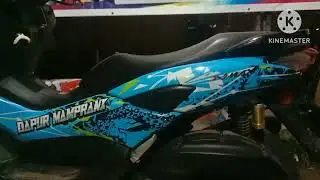 PASANG DECAL STICKER YAMAHA NEW N MAX