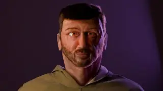 Sculpting a Human Head in Blender Timelapse
