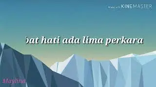 LIRIK LAGU #TOMBO ATI bahasa indonesia