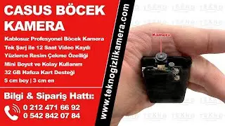 Casus Böcek Kamera, Böcek Kamera Kablosuz | Teknogizlikamera.com
