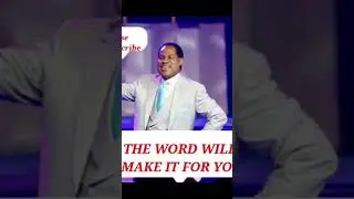 THE WORD WILL MAKE IT FOR YOU. Pastor Chris. #pastorchris #christembassy #loveworld