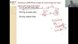 LEC9 Contd , design DFA ends with a