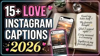  Best 15+ Love Instagram Captions for 2026 ❤️ Stop Using Boring Captions! 