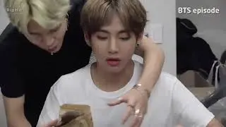 Jimin going around the table and taking a bite from everyone 😂