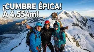 Desde el Balmenhorn al refugio Margarita 4.554 m. Monte Rosa Alpes Italia