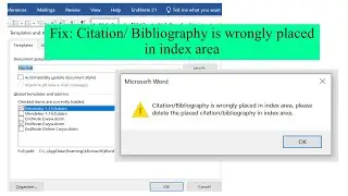 Solved: Citation is wrongly placed in index area | MS word | EndNote | Mendeley | Young Researchers