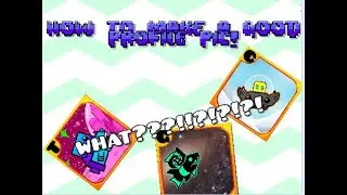 how to make a good GD profile picture for discord and youtube! |itschuckles