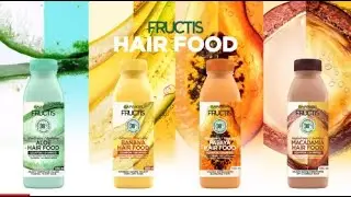 Fructis Hair Food šampūni un balzami nevainojamai matu kopšanai