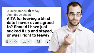 AITA for leaving a blind date I never even agreed to? Should I have just sucked it up and stayed?