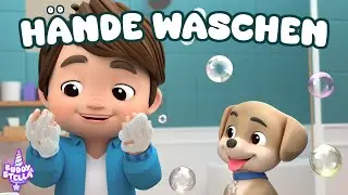 Kinderlied Hände waschen - Plitsch Platsch, Wasser marsch - Buddy und Stella Kinderlieder