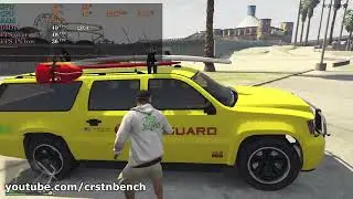 AMD Ryzen 5 5500U \ Radeon Graphics \ GTA V @1080p normal settings (8GB dual-channel RAM)