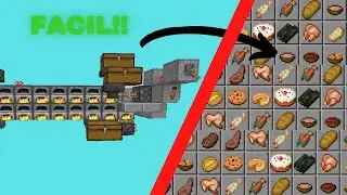 Como hacer HORNOS AUTOMATICOS (8 stacks en 10 minutos)/ Minecraft
