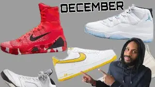 SNEAKER RELEASES DROPPING IN DECEMBER!!