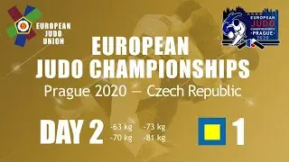 Day 2: Tatami 1 - European Judo Championships 2020