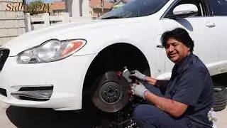 How To Install Front Brake Pads and Electronic Brake Pad Wear Sensor on Jaguar XF Supercharged