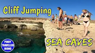 CYPRUS SEA CAVES || CAPE GRECO || part 20 #cyprus #ayianapa #cliffjumping
