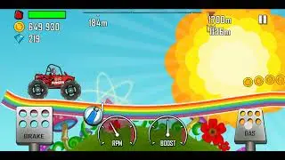 проиграл быстро.  играю в Hill climb racing #19