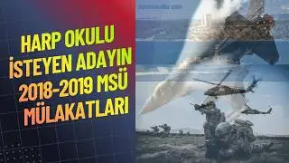 HARP OKULU İSTEYEN ADAYIN 2018-2019 MSÜ MÜLAKATLARI