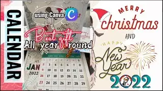 DIY Calendar using Canva / Best gift all year round!