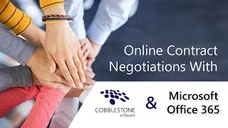 CobbleStone® Online Contract Negotiations with Microsoft Office 365 | CobbleStone Software