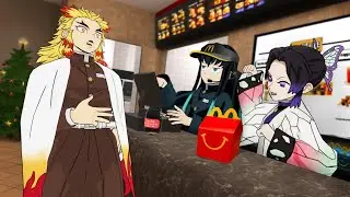 Muichiro gets a job! (demon slayer vr)