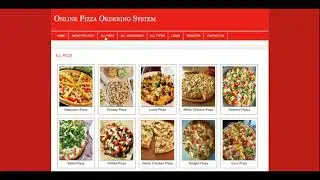Online Pizza Ordering System Mini Project