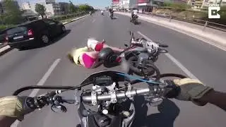 MOTORCYCLE CRASHES COMPILATION & MOTO FAILS #2