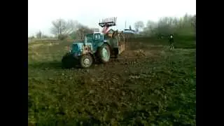 Т-40АМ вывоз навоза