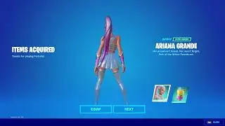 PURCHASING THE ARIANA GRANDE SKIN!!(2000 V-Bucks)