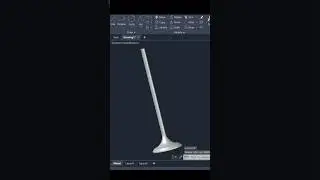 Engine Valve Modeling in AutoCAD 3D 