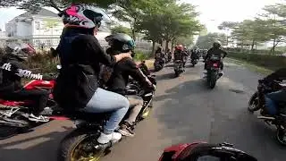 Grand opening mr motoshop Cikarang - team pansos bikin esmosi dijalan
