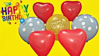 FAN HAPPY BIRTHDAY BALLOON POP part 36 WITH SONIC HAPPY BIRTHDAY BALLOON POP & SUNFLOWER BALLOON  ||