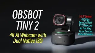 The Best Webcam - OBSBOT Tiny 2 4K Webcam