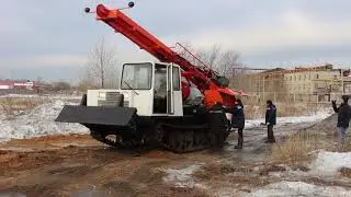 Перед отправкой в Сирию, испытали буровую установку УРБ 2А2