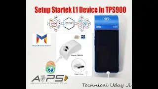 How to Setup Startek L1 RD Biometric Device in Telpo900 Device By Technical Uday Ji
