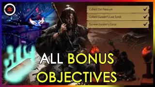 How to Complete All Bonus Objectives | Gyozen's Curse, Scroll, Oni Treasure | Ghost of Tsushima