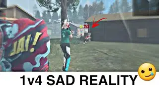 Sad Moments that will make you cry🥲| 1v4 sad reality status😳| Garena Freefire Battlegrounds