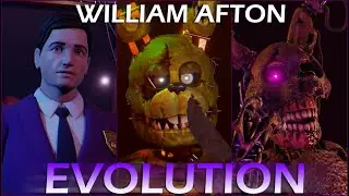 William Afton Evolution [FNAF Animation] // Springtrap, Scraptrap, Glitchtrap and Burntrap