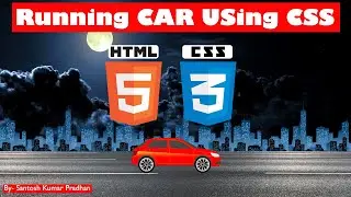 How To Make Website With Animation | Moving Car Using CSS Animation