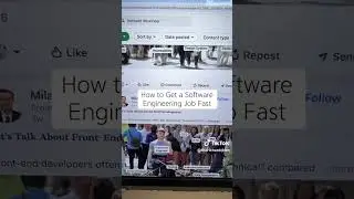 👨‍💻 How to Get a Software Engineering Job Fast (30 Days Challenge) 💨